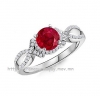 Nhẫn đá Ruby thiên nhiên - MS: RURW014 - anh 1