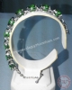 Lắc tay đá tổng hợp màu Emerald - MS: GEBAW031 - anh 3