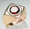 Nhẫn Nam đá Garnet đỏ thiên nhiên - MS: AUGARM001 - anh 1