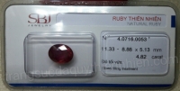 Ruby thiên nhiên - MS: RU013
