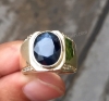 [Hàng đặt] Nhẫn Nam đá Sapphire thiên nhiên - MS: SARM025 - anh 3