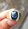 [Hàng đặt] Nhẫn Nam đá Sapphire thiên nhiên - MS: SARM025 - anh 4