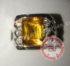 Nhẫn Nam đá Citrine thiên nhiên - MS : CITRM002 - anh 2