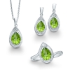 Bộ trang sức đá Peridot thiên nhiên - MS: PESET002 - anh 1